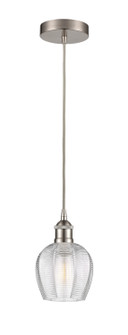 Edison LED Mini Pendant in Brushed Satin Nickel (405|616-1P-SN-G462-6-LED)