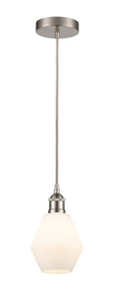 Edison LED Mini Pendant in Brushed Satin Nickel (405|616-1P-SN-G651-6-LED)