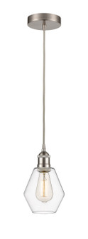 Edison One Light Mini Pendant in Brushed Satin Nickel (405|616-1P-SN-G652-6)