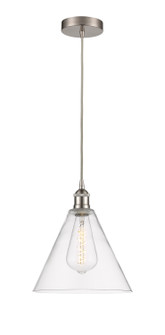 Edison LED Mini Pendant in Brushed Satin Nickel (405|616-1P-SN-GBC-122-LED)