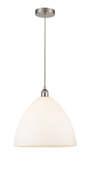 Edison LED Pendant in Brushed Satin Nickel (405|616-1P-SN-GBD-161-LED)