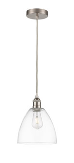 Edison LED Mini Pendant in Brushed Satin Nickel (405|616-1P-SN-GBD-92-LED)