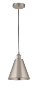 Edison One Light Mini Pendant in Brushed Satin Nickel (405|616-1P-SN-MBC-8-SN)