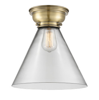 Franklin Restoration LED Flush Mount in Antique Brass (405|623-1F-AB-G42-L-LED)