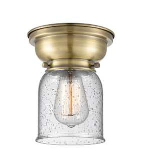 Franklin Restoration One Light Flush Mount in Antique Brass (405|623-1F-AB-G54)