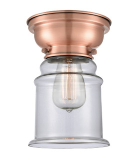 Franklin Restoration LED Flush Mount in Antique Copper (405|623-1F-AC-G182-LED)