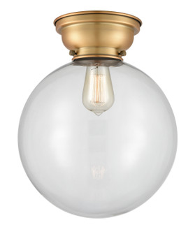 Franklin Restoration One Light Flush Mount in Brushed Brass (405|623-1F-BB-G202-12)