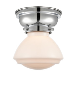 Franklin Restoration One Light Flush Mount in Polished Chrome (405|623-1F-PC-G321)