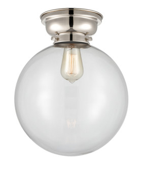 Franklin Restoration One Light Flush Mount in Polished Nickel (405|623-1F-PN-G202-12)