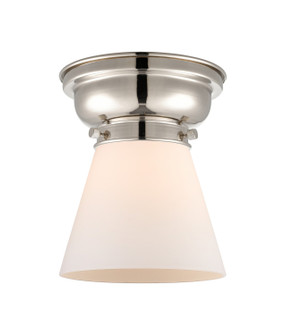 Franklin Restoration One Light Flush Mount in Polished Nickel (405|623-1F-PN-G61)