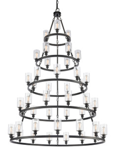 Ballston LED Chandelier in Matte Black (405|8203456-BK-G802-LED)