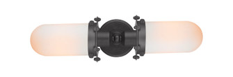 Austere LED Bath Vanity in Matte Black (405|900-2W-BK-CE231-BK-W-LED)