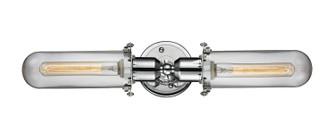 Austere Two Light Bath Vanity in Polished Chrome (405|900-2W-PC-CE228-PC-CL)