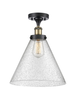 Ballston Urban LED Semi-Flush Mount in Black Antique Brass (405|916-1C-BAB-G44-L)