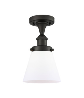 Ballston Urban One Light Semi-Flush Mount in Oil Rubbed Bronze (405|916-1C-OB-G61)