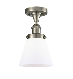 Ballston Urban One Light Semi-Flush Mount in Brushed Satin Nickel (405|916-1C-SN-G61)