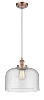 Ballston Urban LED Mini Pendant in Antique Copper (405|916-1P-AC-G74-L-LED)
