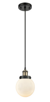Ballston Urban One Light Mini Pendant in Black Antique Brass (405|916-1P-BAB-G201-6)