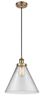Ballston Urban LED Mini Pendant in Brushed Brass (405|916-1P-BB-G42-L-LED)