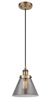 Ballston Urban One Light Mini Pendant in Brushed Brass (405|916-1P-BB-G43)