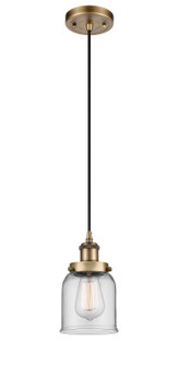 Ballston Urban One Light Mini Pendant in Brushed Brass (405|916-1P-BB-G52)