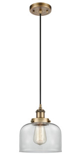Ballston Urban LED Mini Pendant in Brushed Brass (405|916-1P-BB-G72-LED)