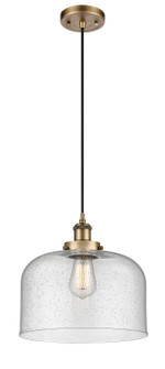 Ballston Urban One Light Mini Pendant in Brushed Brass (405|916-1P-BB-G74-L)