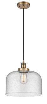 Ballston Urban LED Mini Pendant in Brushed Brass (405|916-1P-BB-G74-L-LED)