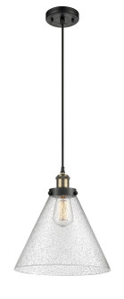 Ballston Urban LED Pendant in Matte Black (405|916-1P-BK-G42-L-LED)