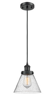 Ballston Urban One Light Mini Pendant in Matte Black (405|916-1P-BK-G44)