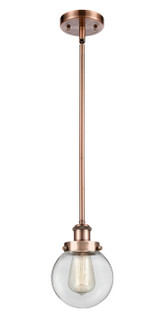 Ballston Urban One Light Mini Pendant in Antique Copper (405|916-1S-AC-G202-6)
