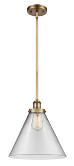 Ballston Urban LED Mini Pendant in Brushed Brass (405|916-1S-BB-G42-L-LED)