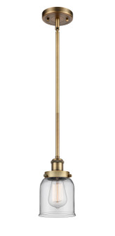 Ballston Urban LED Mini Pendant in Brushed Brass (405|916-1S-BB-G52-LED)