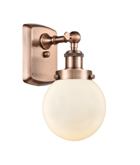 Ballston Urban LED Wall Sconce in Antique Copper (405|916-1W-AC-G201-6-LED)