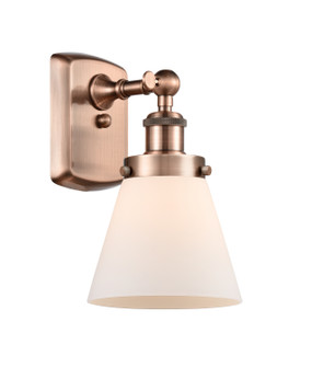 Ballston Urban One Light Wall Sconce in Antique Copper (405|916-1W-AC-G61)