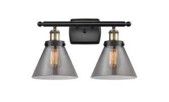 Ballston Urban LED Bath Vanity in Black Antique Brass (405|916-2W-BAB-G43-LED)