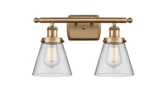 Ballston Urban Two Light Bath Vanity in Brushed Brass (405|916-2W-BB-G62)