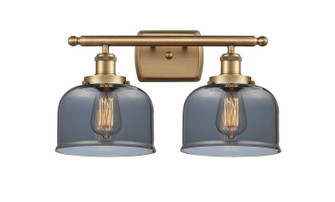 Ballston Urban Two Light Bath Vanity in Brushed Brass (405|916-2W-BB-G73)