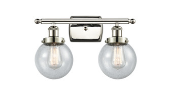 Ballston Urban LED Bath Vanity in Polished Nickel (405|916-2W-PN-G204-6-LED)