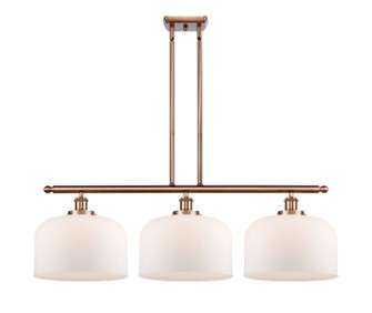 Ballston Urban Three Light Island Pendant in Antique Copper (405|916-3I-AC-G71-L)