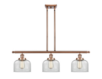 Ballston Urban Three Light Island Pendant in Antique Copper (405|916-3I-AC-G72)
