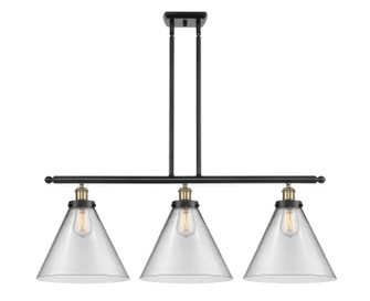 Ballston Urban Three Light Island Pendant in Black Antique Brass (405|916-3I-BAB-G42-L)