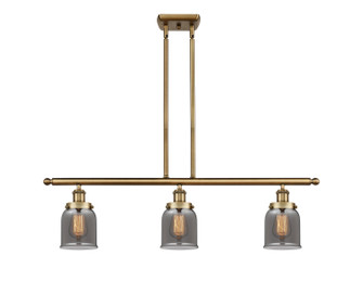 Ballston Urban Three Light Island Pendant in Brushed Brass (405|916-3I-BB-G53)