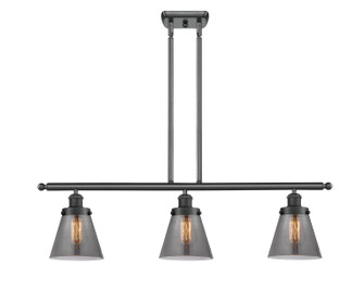 Ballston Urban Three Light Island Pendant in Matte Black (405|916-3I-BK-G63)