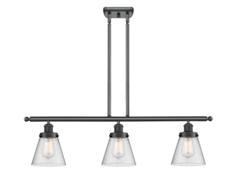 Ballston Urban Three Light Island Pendant in Matte Black (405|916-3I-BK-G64)