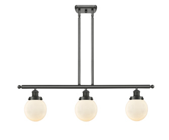 Ballston Urban Three Light Island Pendant in Oil Rubbed Bronze (405|916-3I-OB-G201-6)