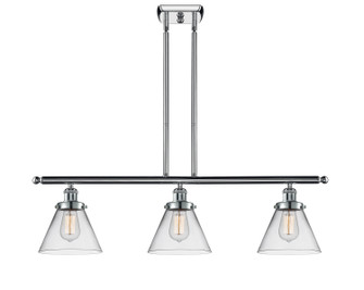 Ballston Urban Three Light Island Pendant in Polished Chrome (405|916-3I-PC-G42)