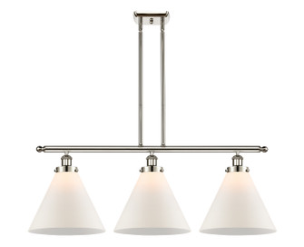 Ballston Urban Three Light Island Pendant in Polished Nickel (405|916-3I-PN-G41-L)