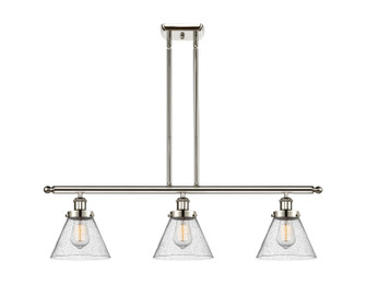 Ballston Urban Three Light Island Pendant in Polished Nickel (405|916-3I-PN-G44)