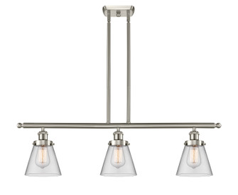 Ballston Urban Three Light Island Pendant in Brushed Satin Nickel (405|916-3I-SN-G62)